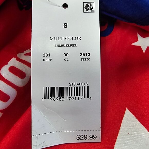 Pabst Blue Ribbon Elastic Board Swim Shorts 8.5" | Small - Picture 6 of 9